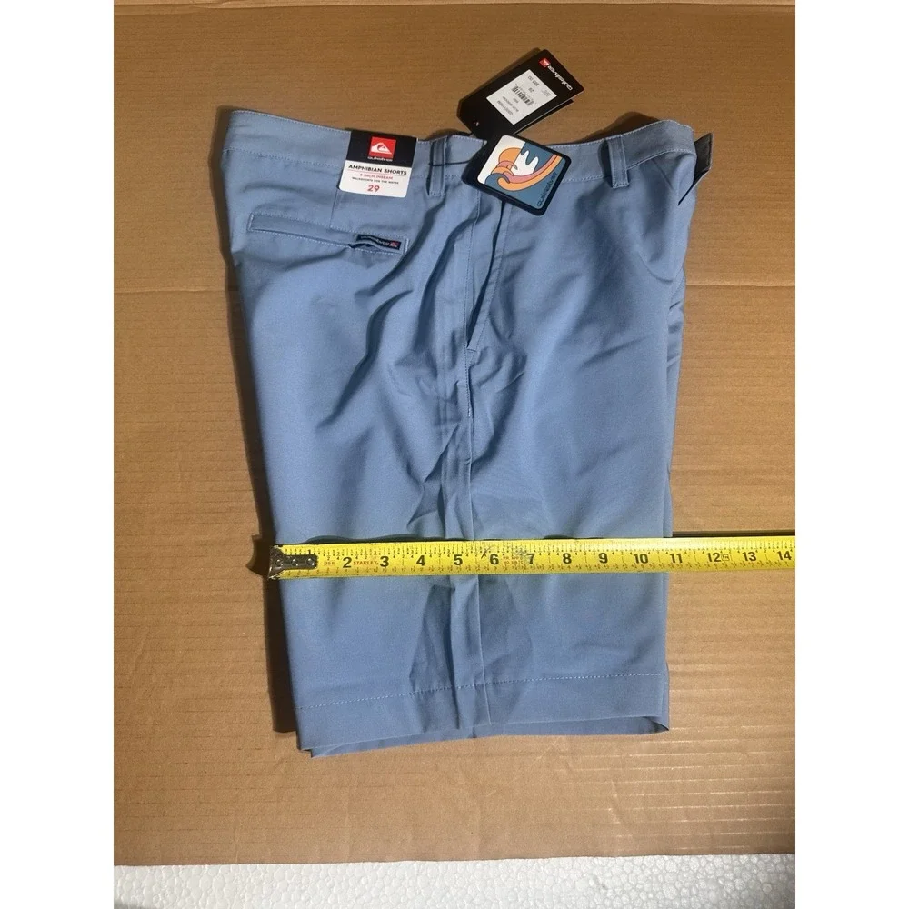 Quiksilver Shorts Mens 29 Blue Chino Krandy Walk Walkshort New Tags